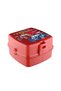 Relaxion 4 Compartment Lunch Box with Spoon and Fork and Lock - Food Storage Container - Lunch Box