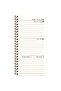 Sharp Color Weekly Spiral Pocket Agenda 8 X 16 Cm Black - 2