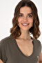 Women's Mink Basic T-Shirt 50300829-Vr052 - 2