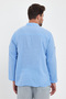 Men's Shirt - Muslin Judge Collar Long Sleeve Men's Shirt-4050 - 3
