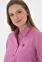 Women's Fuchsia Long Sleeve Basic Shirt 50307726 -Vr023 - 3