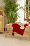 Amour Knitwear Tv Blanket Ecru - 2