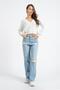 Bonita VT76 White Knitwear Cardigan - Buttoned