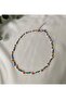 Rainbow Color Sand Beaded Flower Necklace - 2