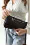 Felix Women's Foldable Brown Chain Detailed Shoulder and Crossbody Bag - 3