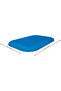 Flowclear PE Pool Cover for Rectangular Family, Blue