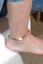 Women's Natural Stone Multicolored Anklet