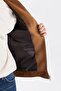 Slim Fit Slim Fit Suede Coat Jacket Shirt Collar Pocket Lined Y5362Az24Au - 6