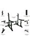 Premium Bench Press Squat Rack Stand, 450KG Max Load, Adjustable Height And Width - 3