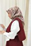 وشاح حريري من نسيج التويل 11456-11 - 4
