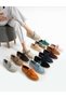 Women's Blue Daily Wear Loafer Suede Ballerina Shoes - 4