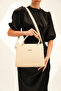 Women's Cream 355 Shoulder and Hand Bag - 4