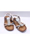 25Y150-7 Pearl and Stone Sandals (the Mold Is Smaller Than Size 1) - 2