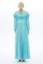 Patterned Plata Dress Blue - 5