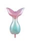 Mermaid Tail Purple Confetti 2 Years Old Foil Balloon Set - 3