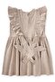 Lace-up Sides Linen Dress 2-7 Years Natural - 2