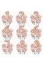 Daisy Caramel Happy Birthday 8 Year Old Foil Balloon Set - 2
