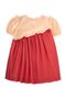 Two-Color Asymmetrical Dress for 2-7 Years Old Yavruağzı - 2