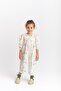 Patterned Poplin Jumpsuit 2-7 Years Ecru Patterned