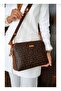 Women's Sand Tan 5 Compartment Crossbody Bag - 8