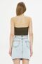 Women's Sandy Asymmetrical Gathered Strapless Blouse - 6
