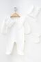 Baby Girl Newborn Scalloped Hat and Triangle Collar Balloon Sleeve Jumpsuit Mevlüt Suit Hospital Exit - 3