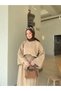 Beige Muslin Skirted Casual Suit - 4