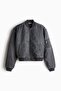 Oversized Fit Washed bomber jacket