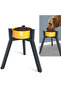XL black Metal Adjustable Width Raised Dog Bowl Stand for Extra Large Dogs ,Dog food bowl,Elevated D - 7