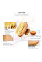 Sisal Bristles Round Bath Shower Body Exfoliating Brush Natural Beech Wood Handle Dead Skin Remov... - 3