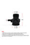 Turbo Boost Tap Vacuum Sensor Adapter For VW For Audi 2.0T FSI TSI TFSI MK5 For GTI B7 A3 A4 TT 0... - 6