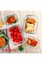 4 Pcs All in One Glass Container with Airtight Lids, Food Storage Containers, BPA Leak Free - 5