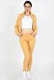 Yellow Women's Gabardine Trousers