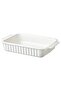 POETISK Oven dish, off-white, 34 x 23 cm