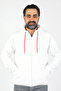 White Men's Fleece - Hooded