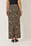 Women's Leopard Leopard Patterned Long Pencil Skirt with Elastic Waist 0258 60283170 - 7