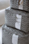 3-Pack Clear Window Closet / Base Organizer Set of Clothes, Bed Linen, Pillows, Quilt Storage Bags - 4