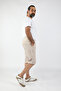Men's Linen Shorts - Brown - 2