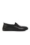 Black Genuine Leather Women's Casual Shoes 04132 Z - 3