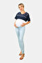 Blue Maternity Pants - Balins Women - 2