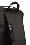 Men's Vegan Leather Crossbody Shoulder and Waist Bag - Black - 4