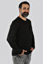 Men's Crew Neck Long Sleeve T-Shirt Black