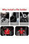 1 piece very stylish vehicle gear shift outfit / gear shift ornament /red raincoat design - 2