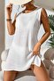 Pareo Beach Dress with Low Back Slit