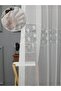 Farbateks Planting Crown Yakamoz Intermediate Pattern 3 Layer Tulle Curtain