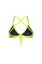 Women's Team Swim Top Tie Back Solid/Soft Green Women's Bikini Top - 4