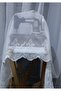 Lviv Skirt Embroidered Linen Modern Simple 2 Layers Pleated Tulle Curtain - 3