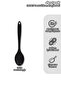 3Pcs Hard Silicone Spoon Set - Non-Scratch, Non-Burning, Food-Grade - Serving and Rice Spoon - Sturdy - 4
