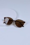 Cat Eye Bone Glass Changeable Women's Unisex Men's Uv400 Protection Sunglasses - 3