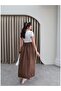 Short Sleeve Flared Skirt Dress - 5